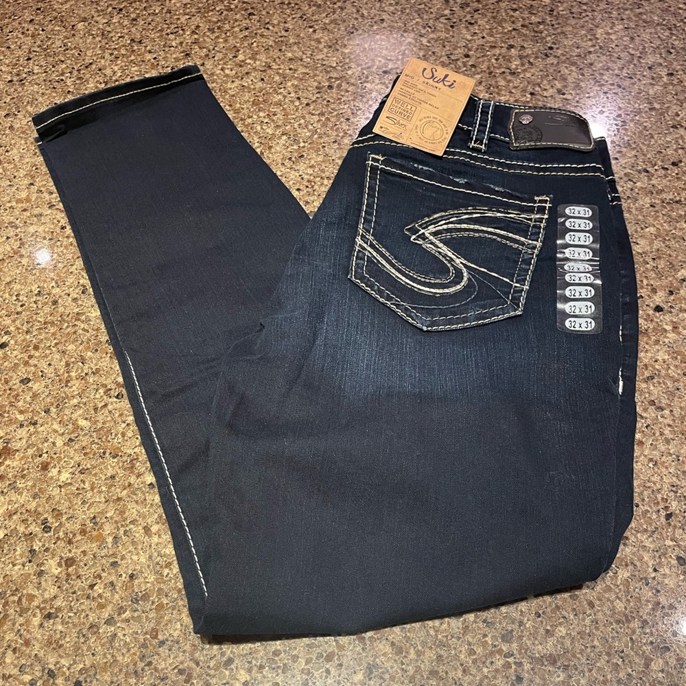 Silver Mid Suki Skinny Jeans